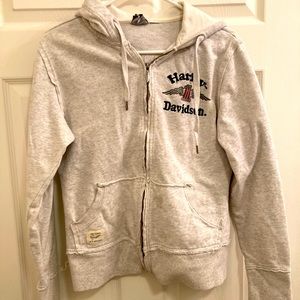 Ladies Harley Davidson zip up hoodie